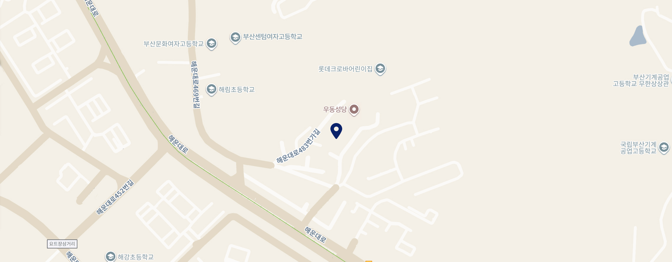 쏠라체 홈 해운대 오시는 길